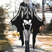 Womens Dresses Gothic Dress For Women Plus Size Cold Shoulder Butterfly Sleeve s Mesh Lace Vintage Dress For Halloween Carnival Party Wedding Guest Dresses for Women
